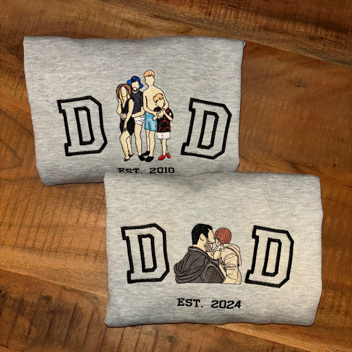 Sudadera personalizada DAD/MOM con foto
