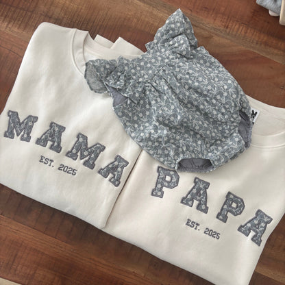 Sudadera personalizada con bodys de bebé