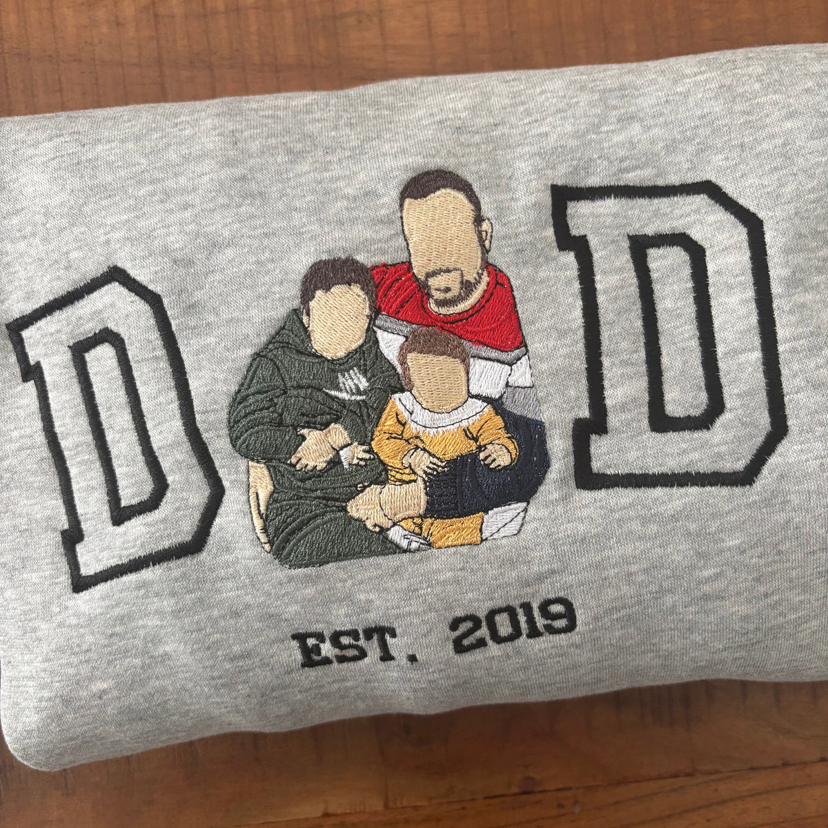 Sudadera personalizada DAD/MOM con foto