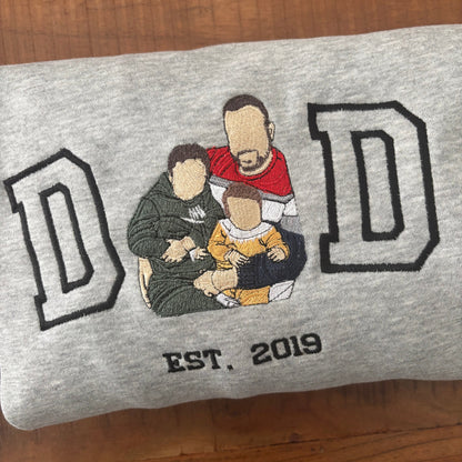 Sudadera personalizada DAD/MOM con foto