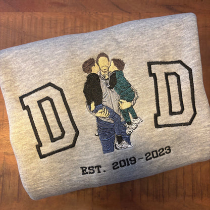 Sudadera personalizada DAD/MOM con foto