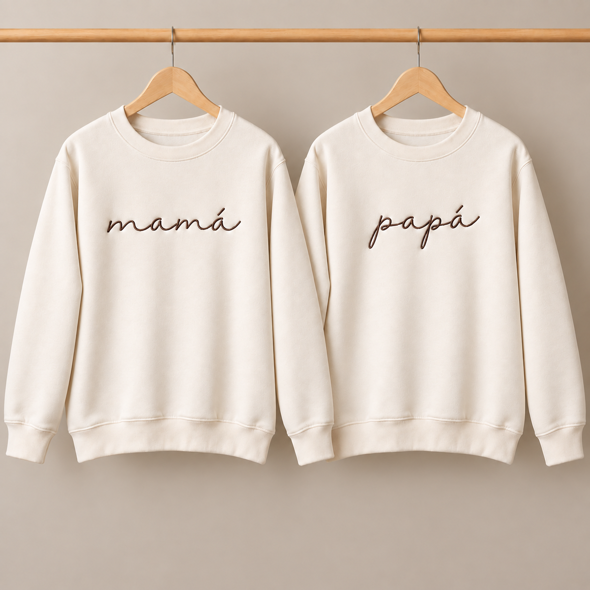 Pack 2 sudaderas con palabra familiar