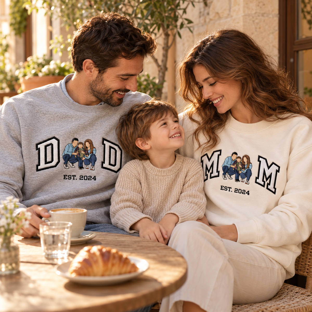 Pack 2 sudaderas DAD/MOM con foto