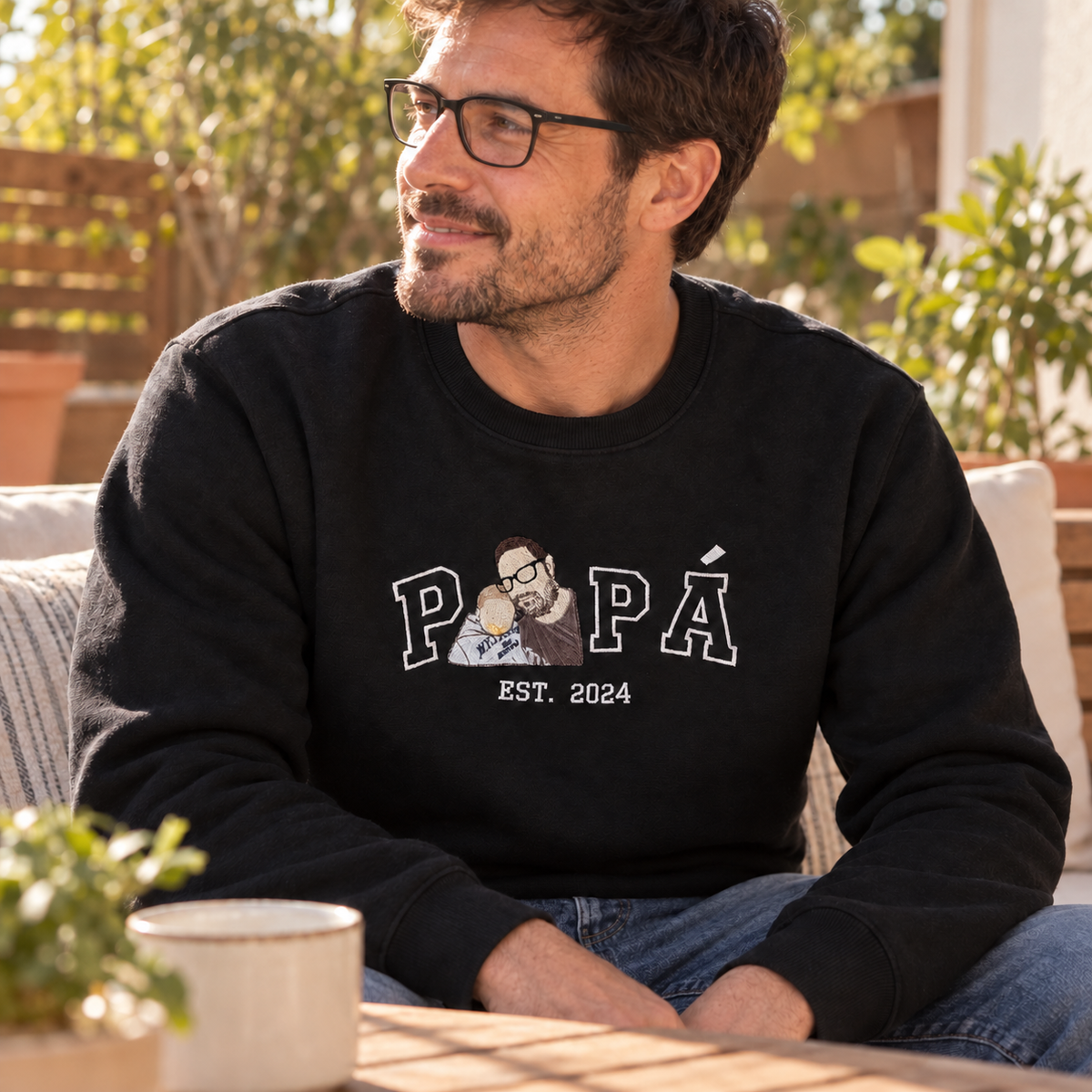 Sudadera personalizada DAD/MOM con foto