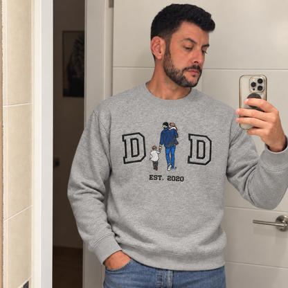 Sudadera personalizada DAD/MOM con foto